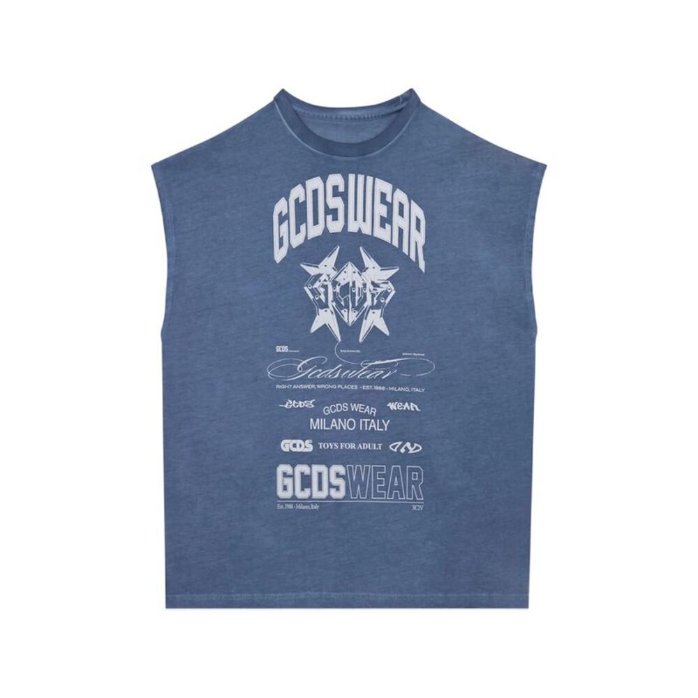 Gcds Blue Tops - T-Shirts & Jerseys Women